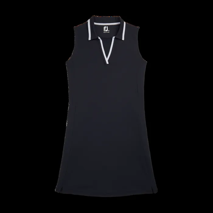 FootJoy Shirts Women Sleeveless Dress Black FootJoy Shirts Women Sleeveless Dress Black