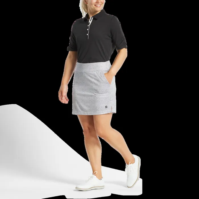 FootJoy Skorts and Shorts Women Performance Knit Skort Black White Dot Print FootJoy Skorts and Shorts Women Performance Knit Skort Black White Dot Print