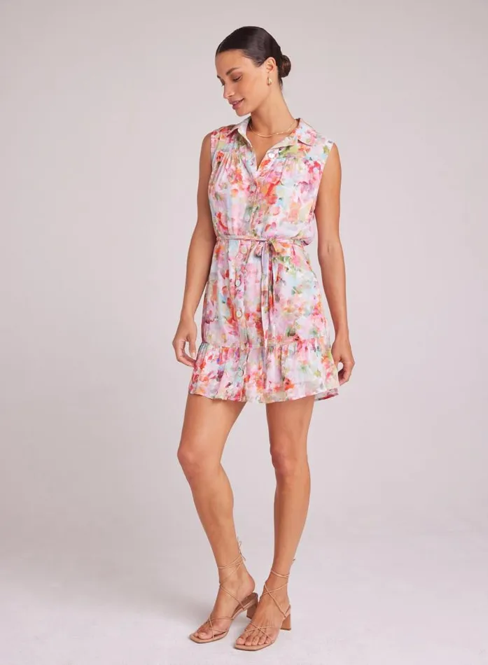 Gathered Ruffle Shirt Dress 8211 Ipanema Floral Print Women Bella Dahl Mini Dresses Gathered Ruffle Shirt Dress 8211 Ipanema Floral Print Women Bella Dahl Mini Dresses
