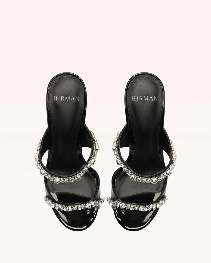 Gianna Crystal 85 Black Women Alexandre Birman Sandals