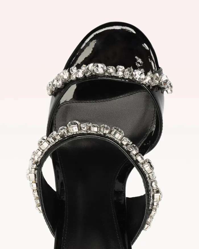 Gianna Crystal 85 Black Women Alexandre Birman Sandals