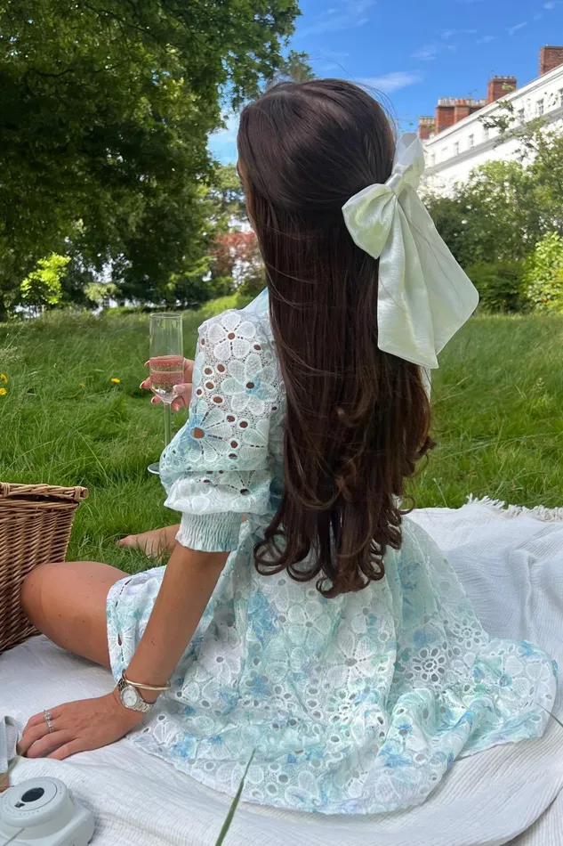 Girl In Mind Lace Dresses Carolina Floral Lace Mini Shirt Dress Green 8211 Women