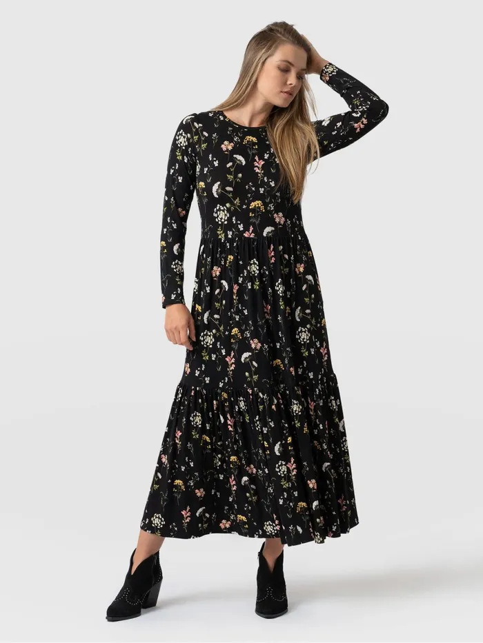 Greenwich Dress Long Sleeve 8211 Hyde Gardens Hyde Gardens Women Saint And Sofia Dresses