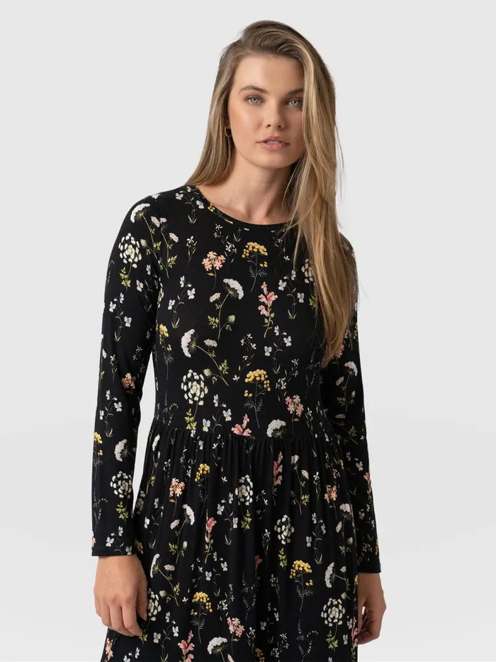 Greenwich Dress Long Sleeve 8211 Hyde Gardens Hyde Gardens Women Saint And Sofia Dresses