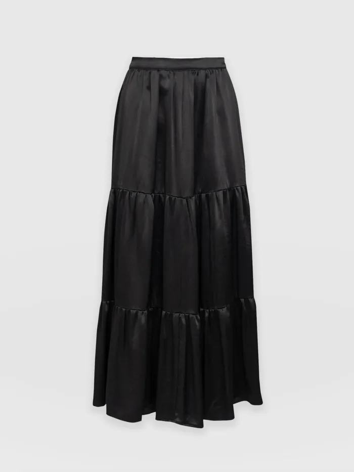 Greenwich Skirt 8211 Gloss Black Gloss Black Women Saint And Sofia Skirts