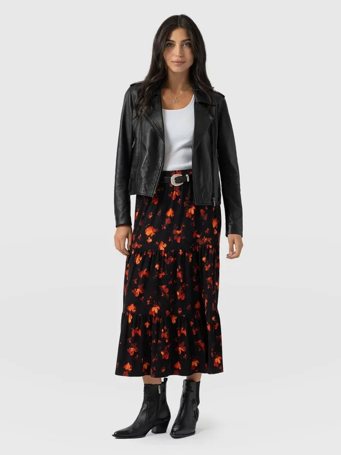 Greenwich Skirt 8211 Red Aurora Red Aurora Women Saint And Sofia Skirts