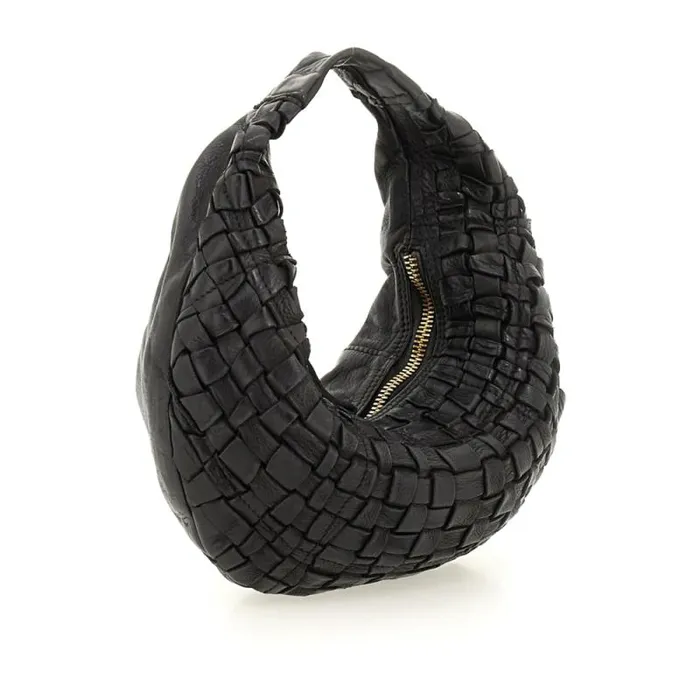 Handbags Women Campomaggi Edera Black Handbags Women Campomaggi Edera Black