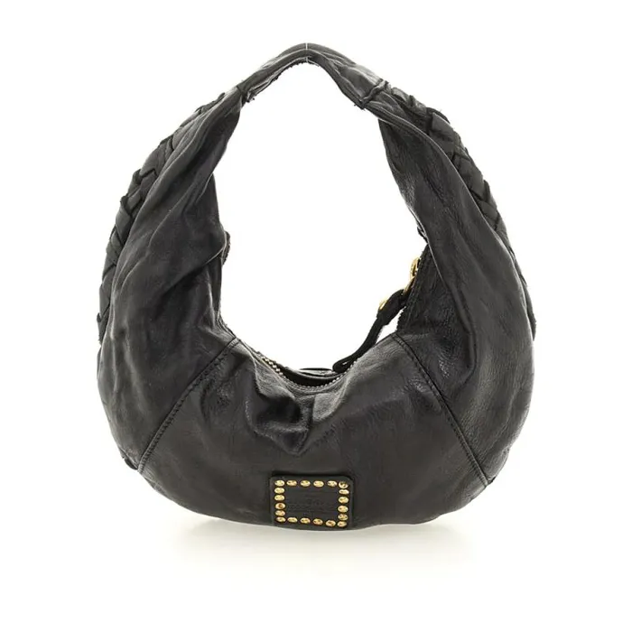 Handbags Women Campomaggi Edera Black Handbags Women Campomaggi Edera Black