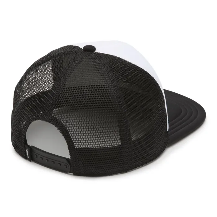Hats and Beanies Men Vans Classic Patch Trucker Hat Whiteblack