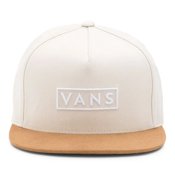 Hats and Beanies Men Vans Easy Box Snapback Hat Antique Whitesuede