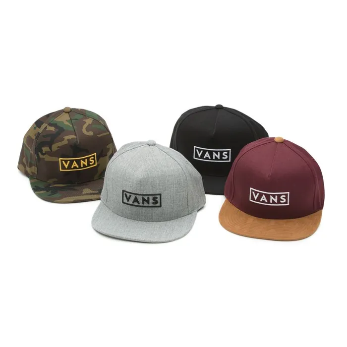 Hats and Beanies Men Vans Easy Box Snapback Hat Black Hats and Beanies Men Vans Easy Box Snapback Hat Black