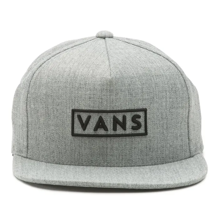 Hats and Beanies Men Vans Easy Box Snapback Hat Heather Grey
