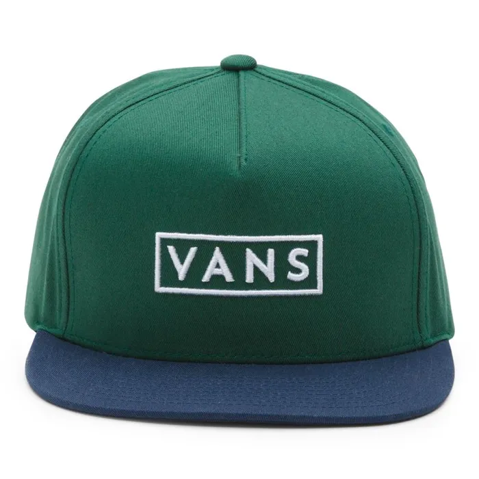 Hats and Beanies Men Vans Easy Box Snapback Hat Pine Needledress Blues