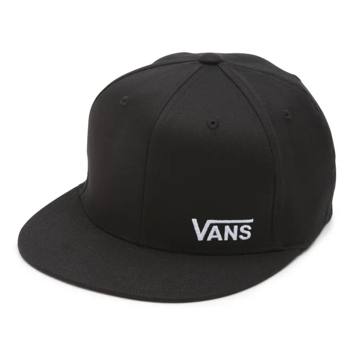 Hats and Beanies Men Vans Splitz Flex Fit Hat Black