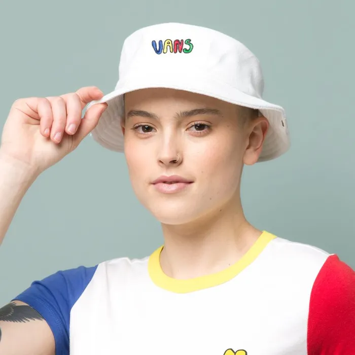 Hats and Beanies Women Vans Brighton Bucket Hat White