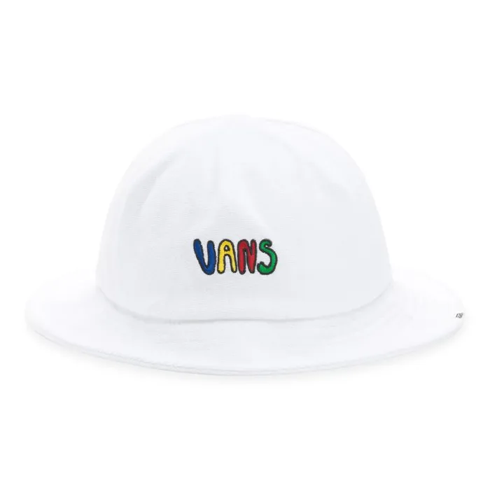 Hats and Beanies Women Vans Brighton Bucket Hat White Hats and Beanies Women Vans Brighton Bucket Hat White