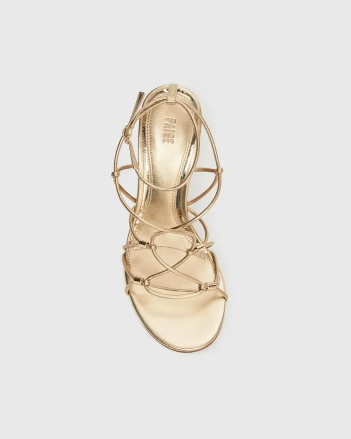 Heels and Wedges Women PAIGE Varya Wedge 8211 Dark Gold Leather Heels and Wedges Women PAIGE Varya Wedge 8211 Dark Gold Leather