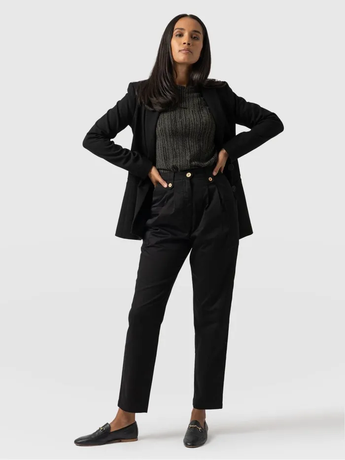 High Waisted Cargo Pant 8211 Black Black Women Saint And Sofia Pants