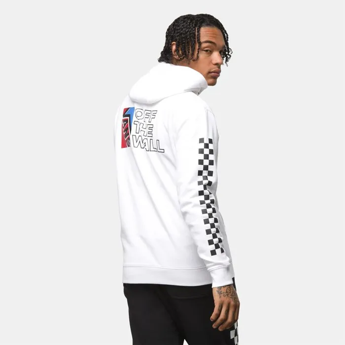 Hoodies and Jackets Men Vans DiMenion Pullover Hoodie White Hoodies and Jackets Men Vans DiMenion Pullover Hoodie White