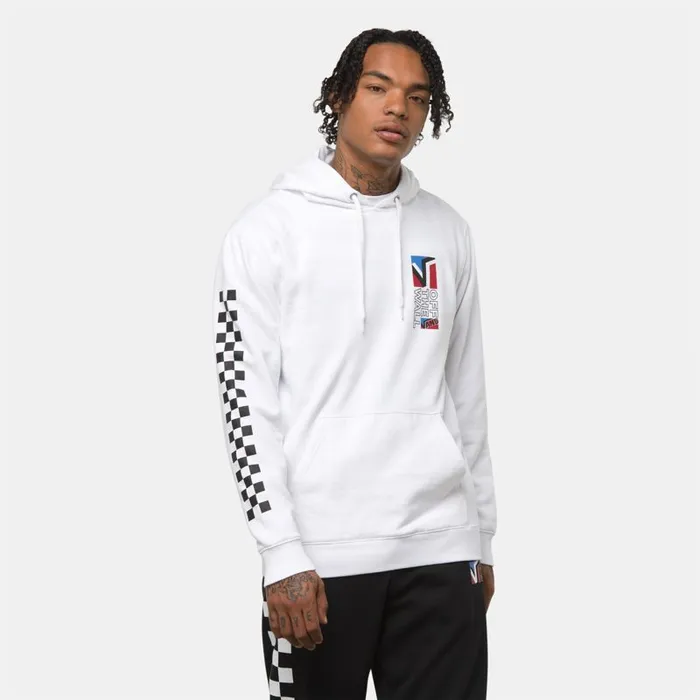 Hoodies and Jackets Men Vans DiMenion Pullover Hoodie White Hoodies and Jackets Men Vans DiMenion Pullover Hoodie White