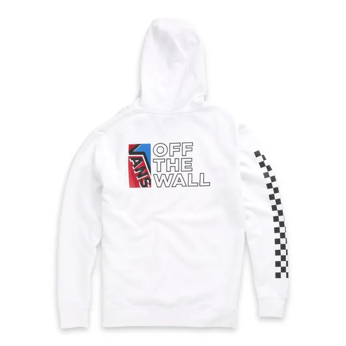 Hoodies and Jackets Men Vans DiMenion Pullover Hoodie White Hoodies and Jackets Men Vans DiMenion Pullover Hoodie White