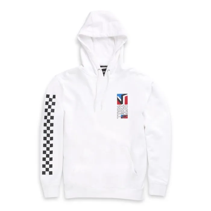 Hoodies and Jackets Men Vans DiMenion Pullover Hoodie White Hoodies and Jackets Men Vans DiMenion Pullover Hoodie White