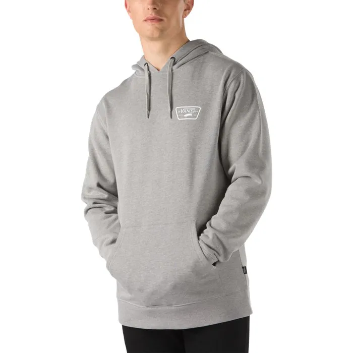 Hoodies and Jackets Men Vans Full Patched Pullover Hoodie Cement Heather