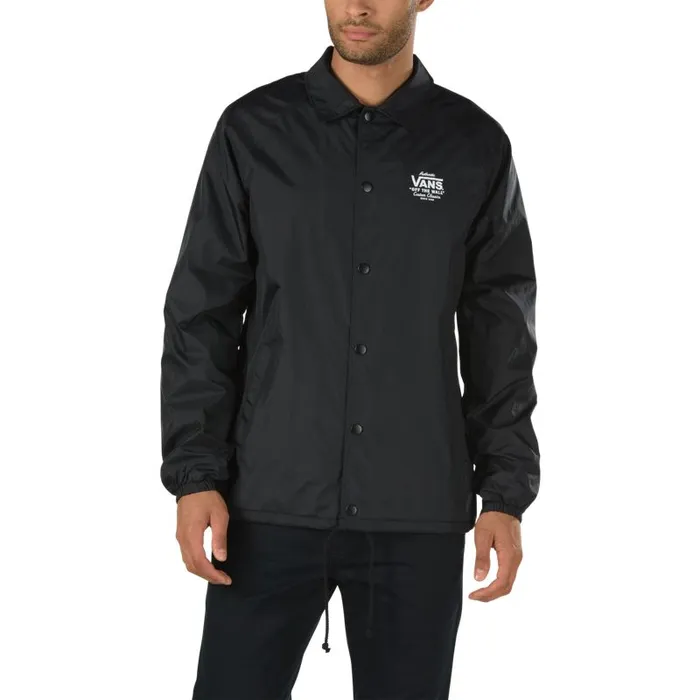 Hoodies and Jackets Men Vans Torrey Coaches Jacket Blackwhite