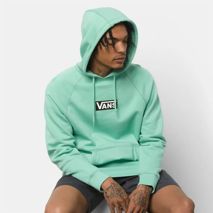 Hoodies and Jackets Men Vans Versa Standard Hoodie Dusty Jade Green