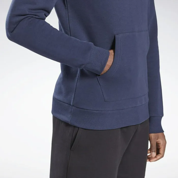 Hoodies and Sweatshirts Mens Reebok Identity Big Logo Hoodie Vector Navy