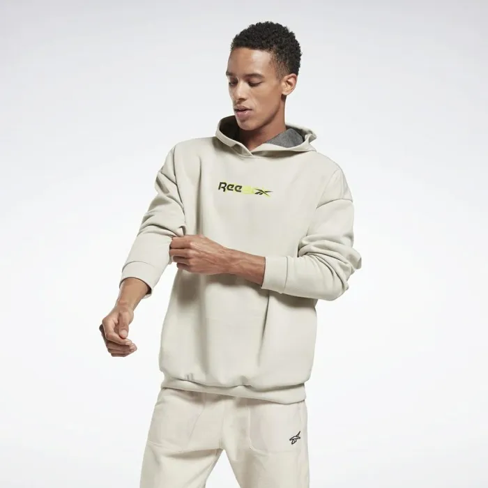 Hoodies and Sweatshirts Mens Reebok MYT Sweatshirt Stucco