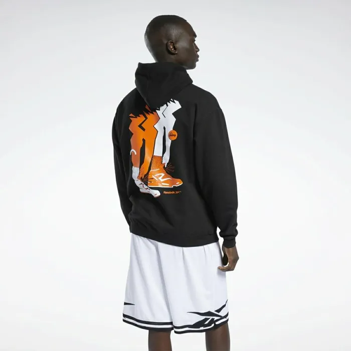 Hoodies and Sweatshirts Mens Reebok Pump Up Hoodie Multi