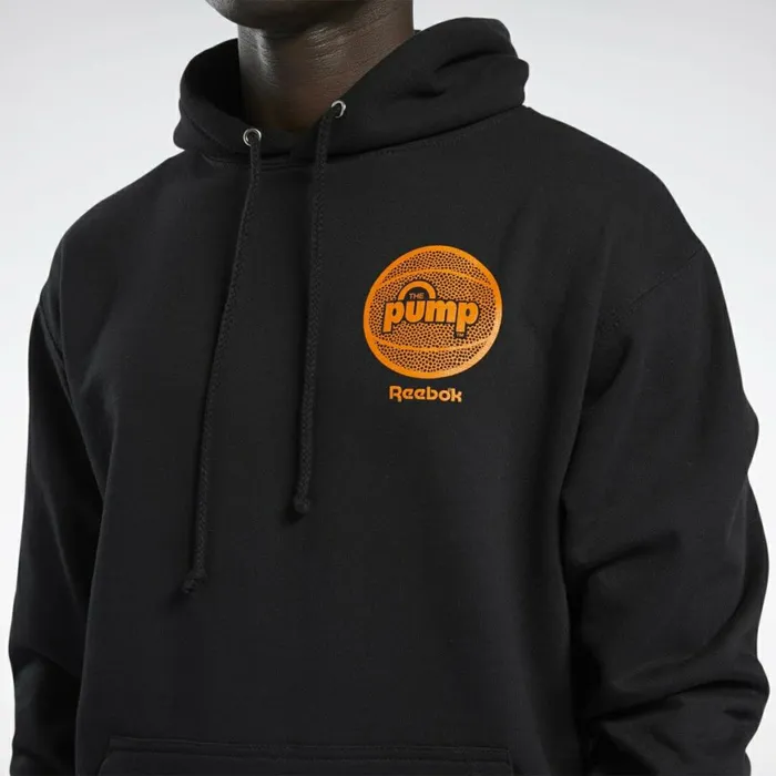 Hoodies and Sweatshirts Mens Reebok Pump Up Hoodie Multi