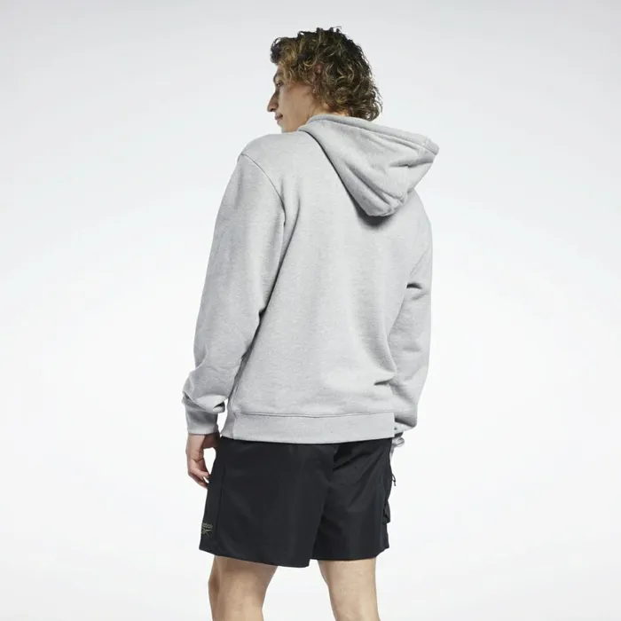 Hoodies and Sweatshirts MensWomens Reebok Classics Camping Graphic Hoodie Medium Grey Heather
