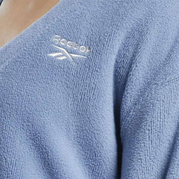 Hoodies and Sweatshirts Womens Reebok Classics Cardigan Blue Slate