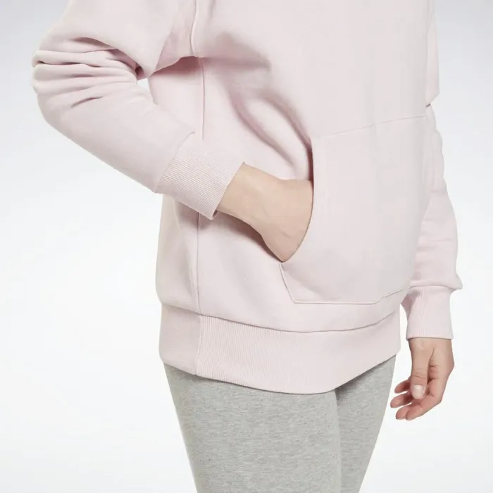 Hoodies and Sweatshirts Womens Reebok Identity Fleece Pullover Hoodie Frost Berry