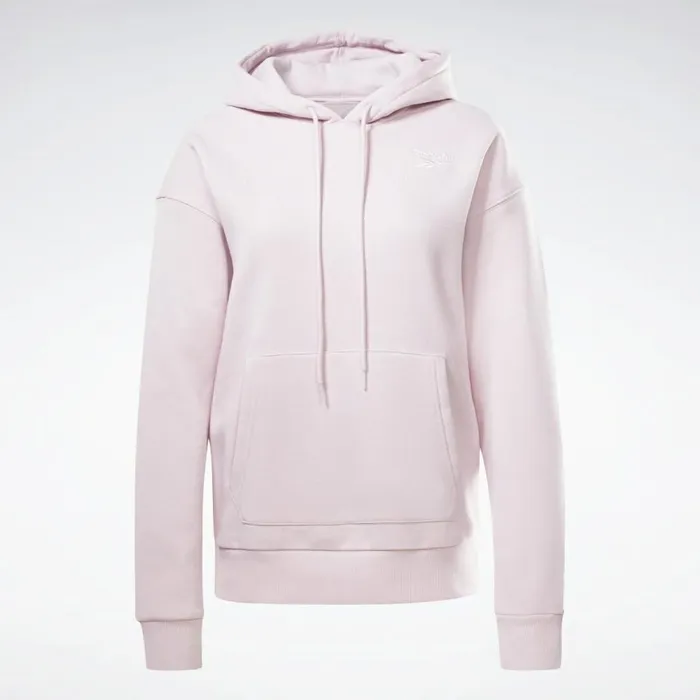 Hoodies and Sweatshirts Womens Reebok Identity Fleece Pullover Hoodie Frost Berry