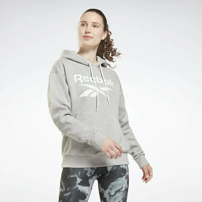 Hoodies and Sweatshirts Womens Reebok Identity Logo Fleece Pullover Hoodie Medium Grey Heather Hoodies and Sweatshirts Womens Reebok Identity Logo Fleece Pullover Hoodie Medium Grey Heather