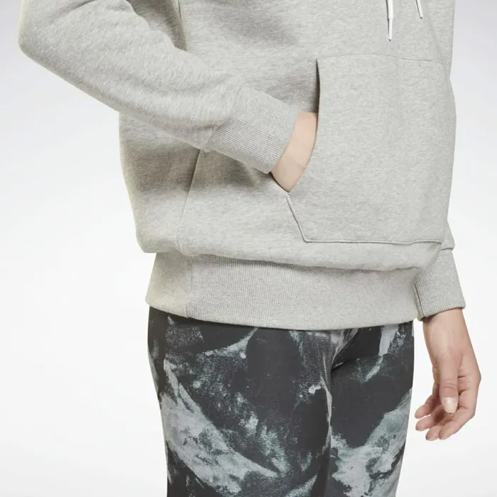 Hoodies and Sweatshirts Womens Reebok Identity Logo Fleece Pullover Hoodie Medium Grey Heather