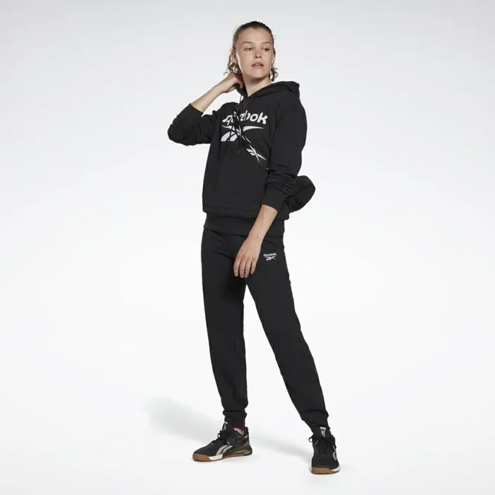 Hoodies and Sweatshirts Womens Reebok Identity Logo French Terry Hoodie Black
