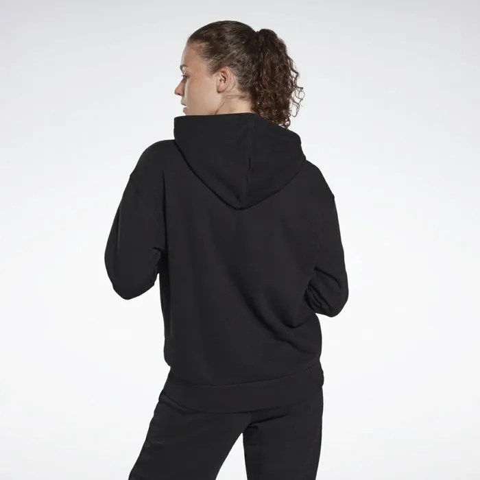Hoodies and Sweatshirts Womens Reebok Identity Logo French Terry Hoodie Black