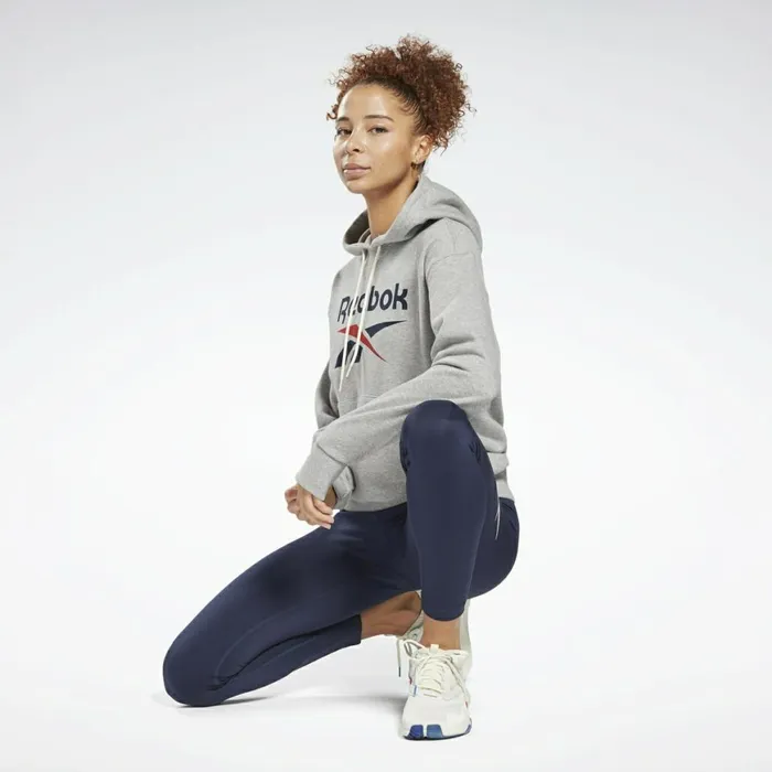 Hoodies and Sweatshirts Womens Reebok Identity Logo French Terry Hoodie Medium Grey Heather