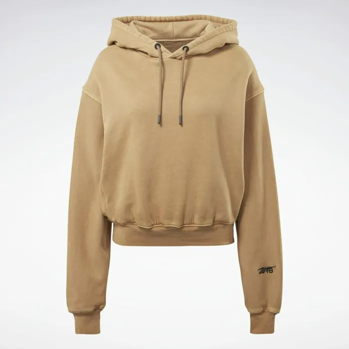 Hoodies and Sweatshirts Womens Reebok VB Travel Hoodie Soft Camel