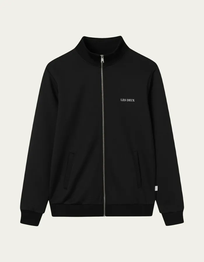 HoodiesSweatshirts Men Les Deux Ballier Track Jacket 8211 BlackBlack