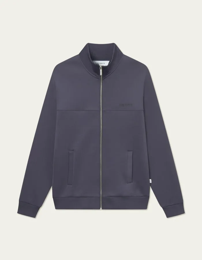 HoodiesSweatshirts Men Les Deux Ballier Track Jacket 8211 Graystone