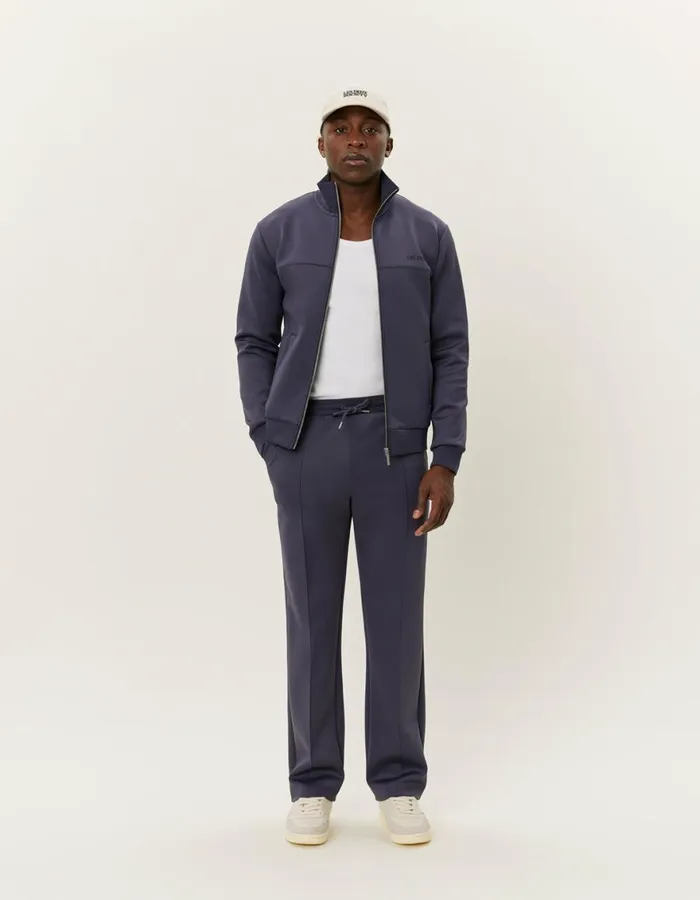 HoodiesSweatshirts Men Les Deux Ballier Track Jacket 8211 Graystone
