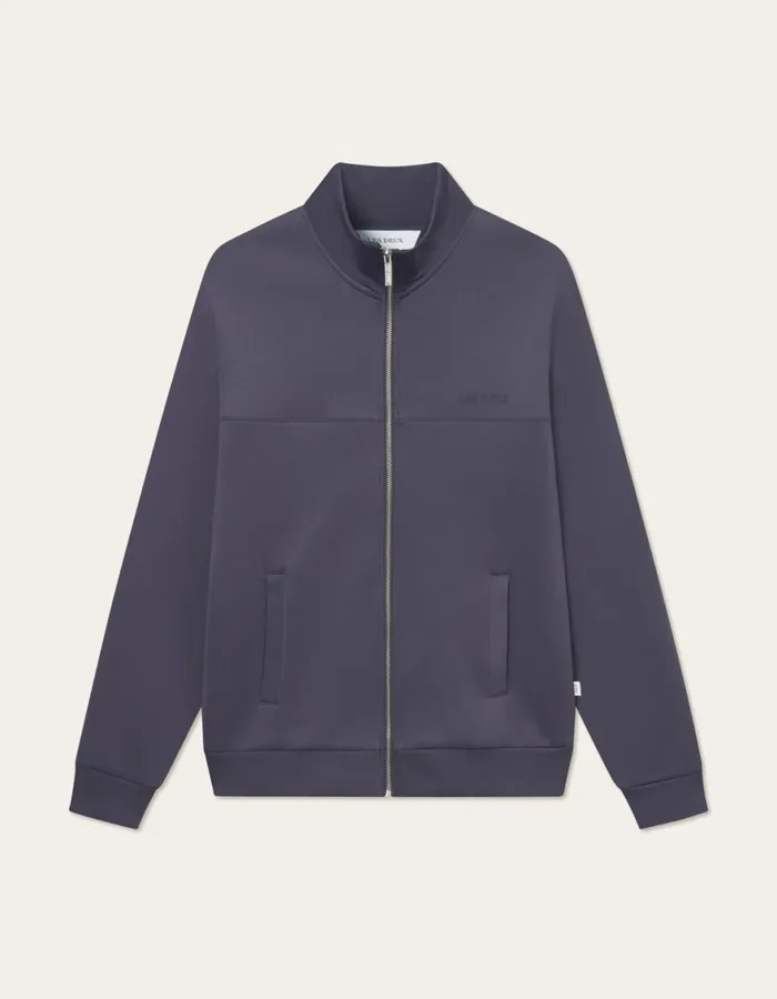HoodiesSweatshirts Men Les Deux Ballier Track Jacket 8211 Graystone