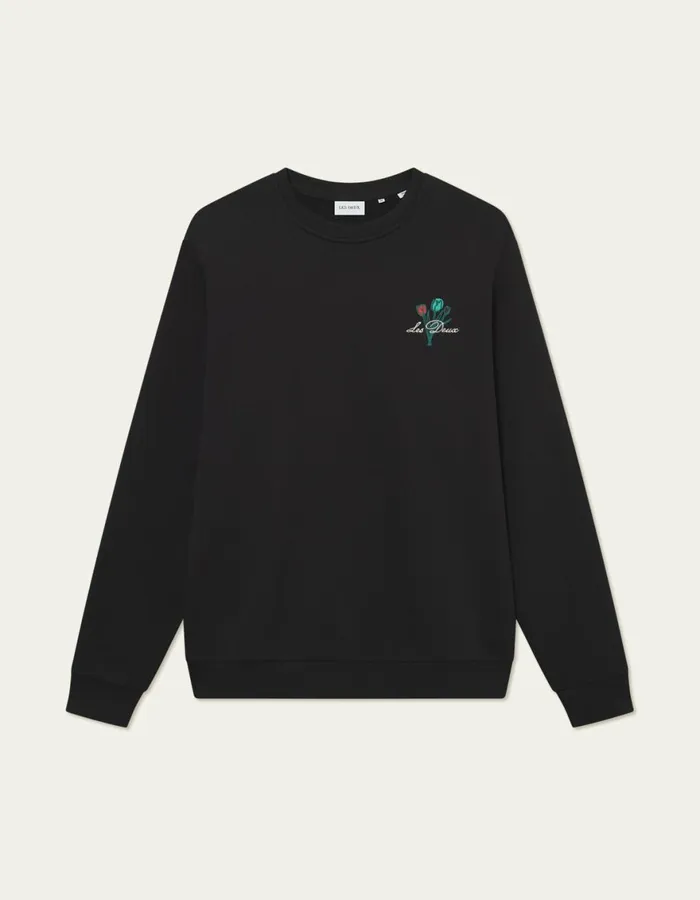 HoodiesSweatshirts Men Les Deux Bruno Caf Sweatshirt 8211 BlackBlack
