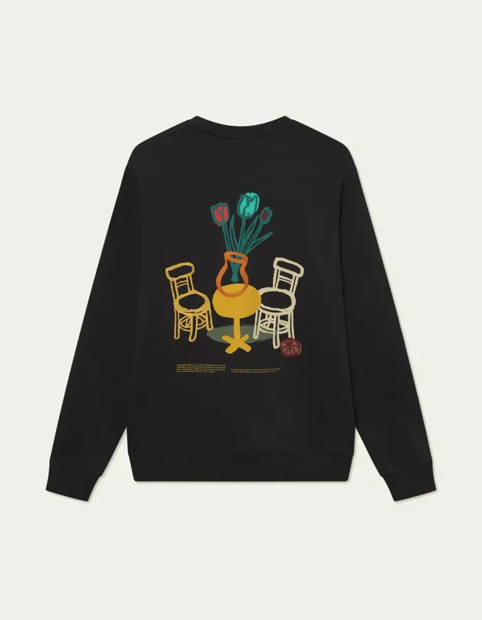 HoodiesSweatshirts Men Les Deux Bruno Caf Sweatshirt 8211 BlackBlack