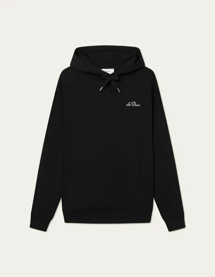 HoodiesSweatshirts Men Les Deux Crew Hoodie 8211 BlackLight Ivory